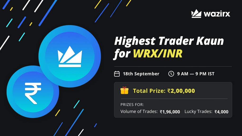 Highest Trader Kaun: WRX/INR