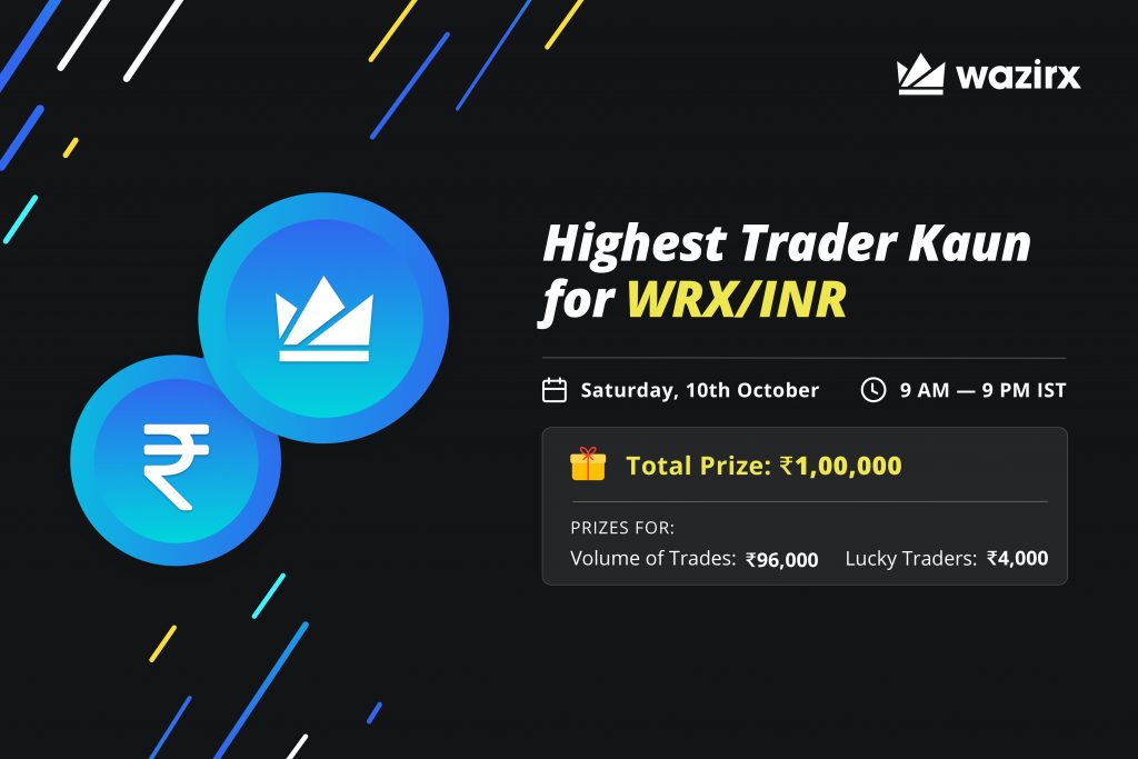 Highest Trader Kaun: WRX/INR (Burn Special)