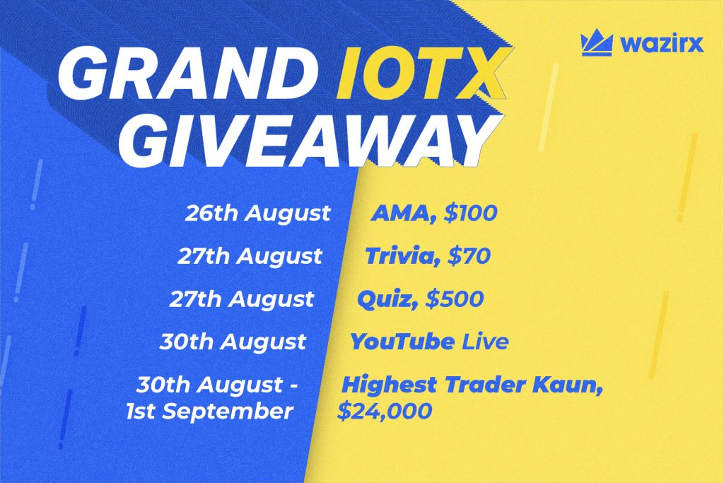 IoTeX giveaway worth $25,000
