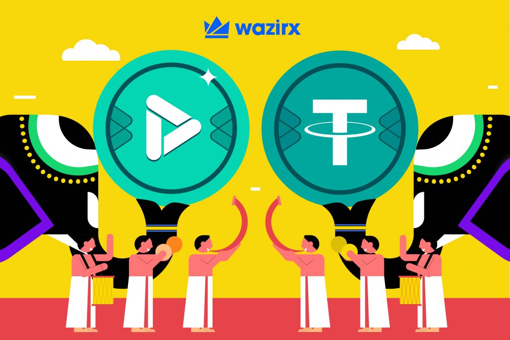 PLA/USDT trading on WazirX