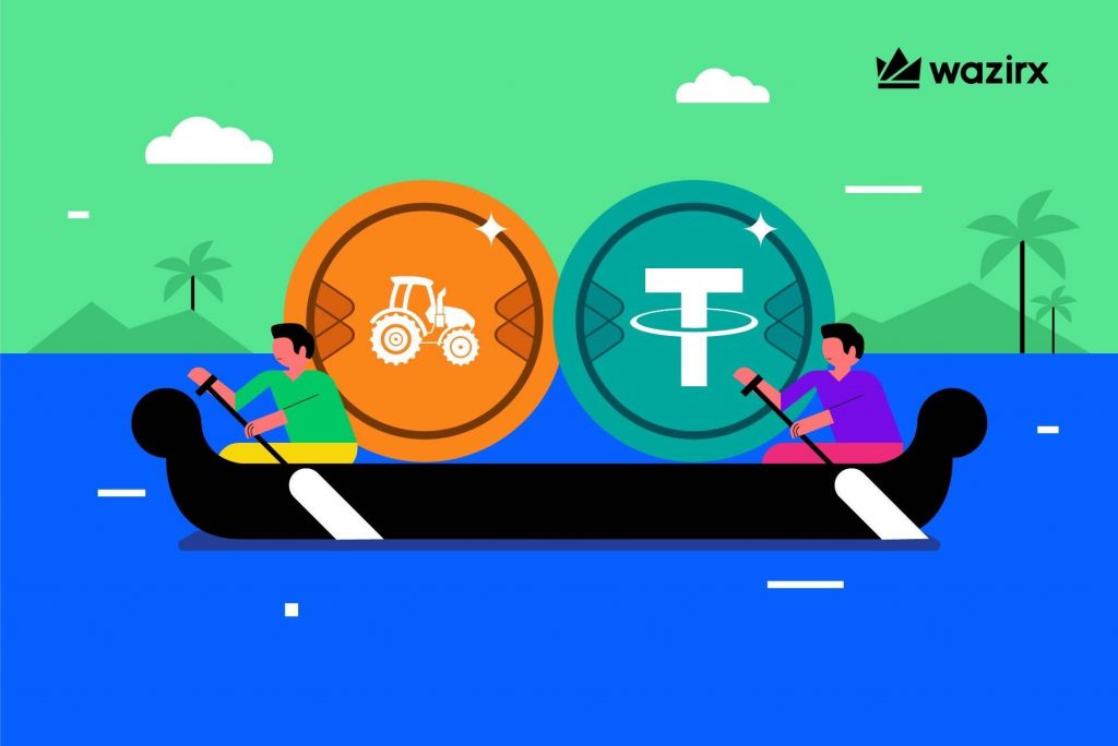 FARM/USDT trading on WazirX