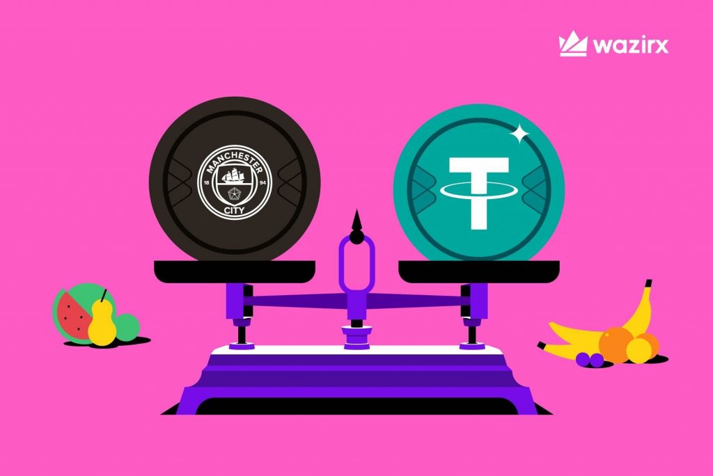 CITY/USDT trading on WazirX
