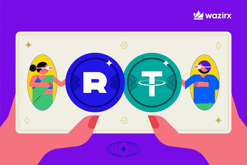 REI/USDT trading on WazirX