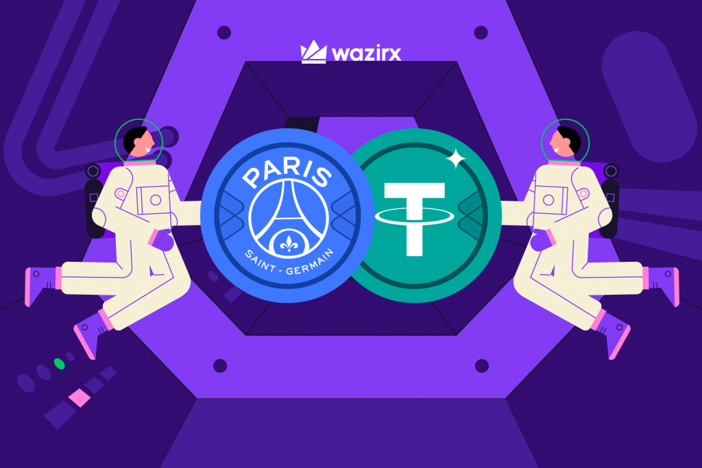 PSG/USDT trading on WazirX