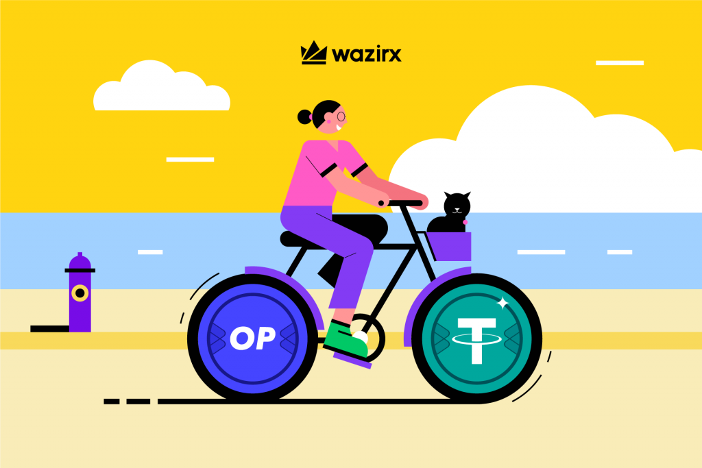 OP/USDT trading on WazirX