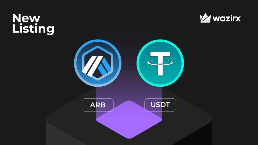 ARB/USDT trading on WazirX