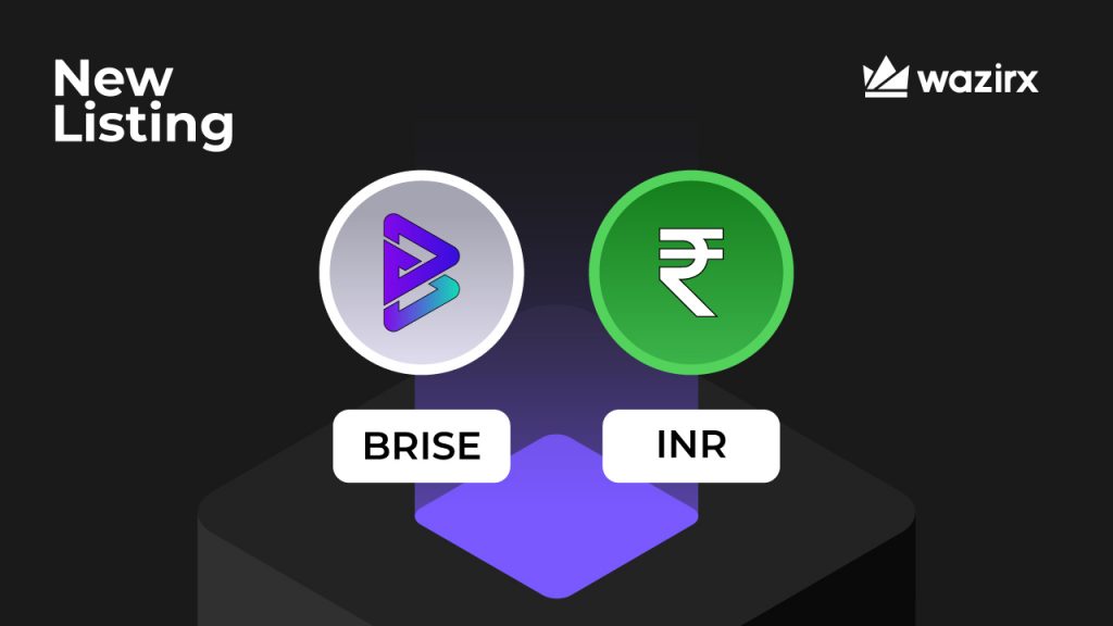 BRISE/INR trading on WazirX