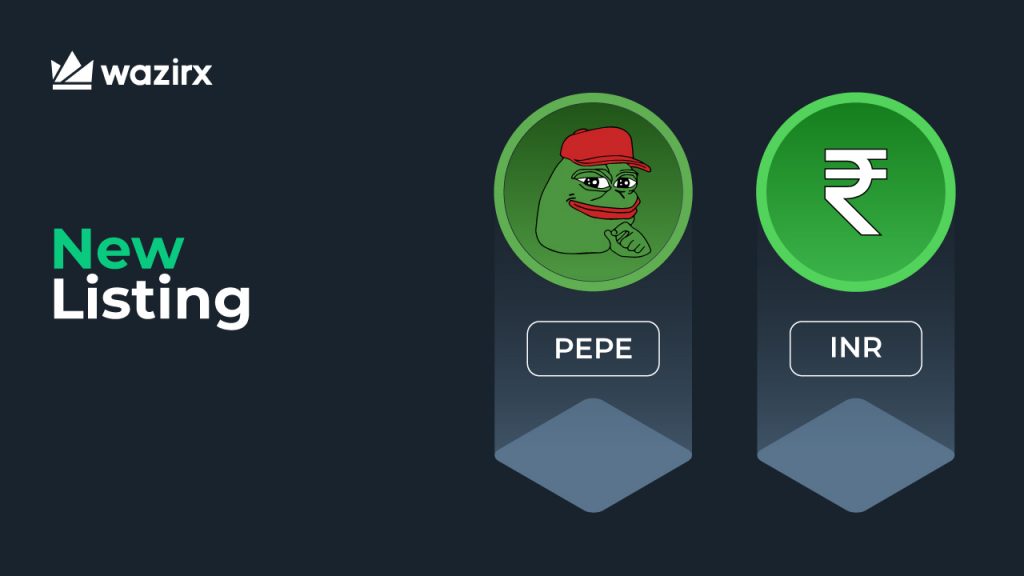 PEPE/INR trading on WazirX