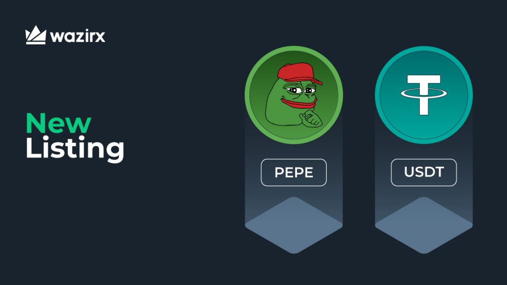 PEPE/USDT trading on WazirX