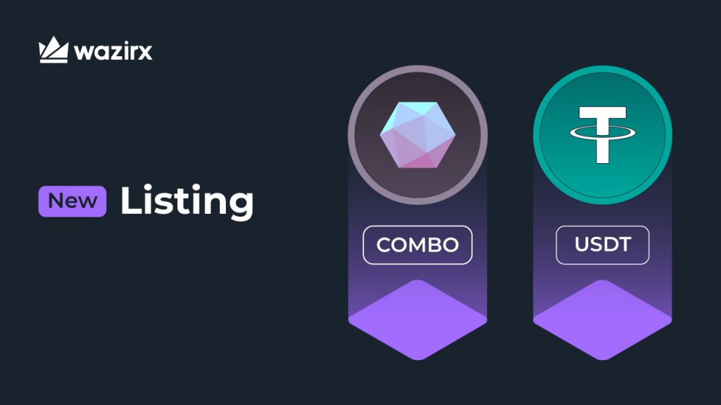 COMBO/USDT trading on WazirX