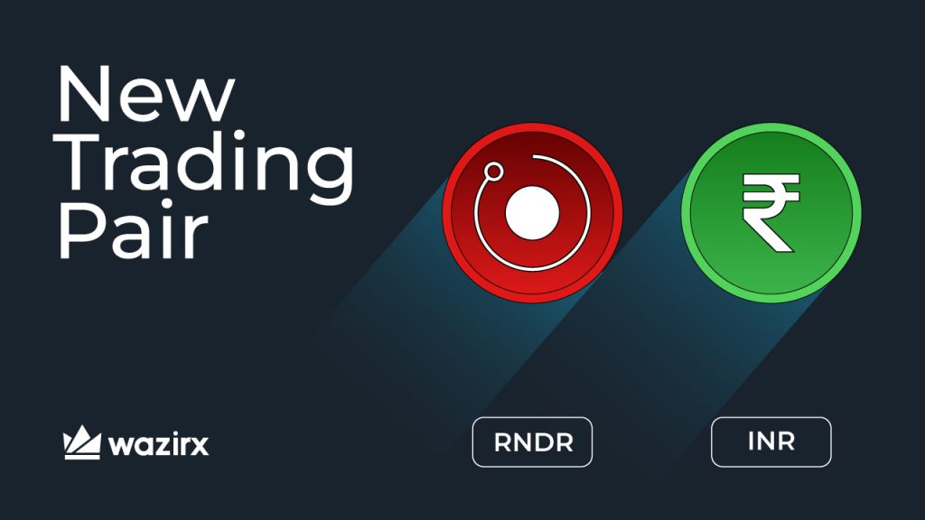 RNDR/INR trading on WazirX
