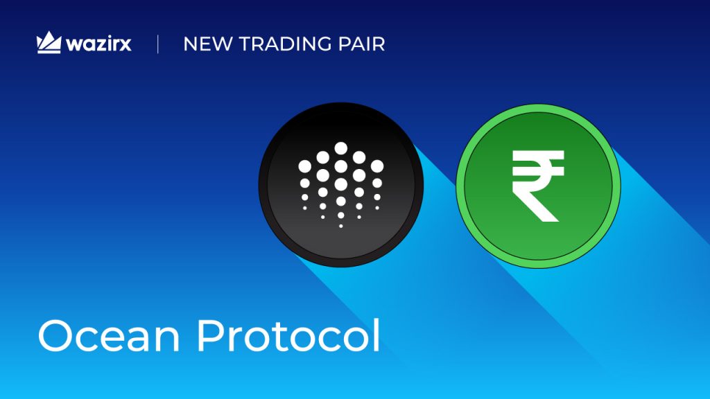 OCEAN/INR trading on WazirX