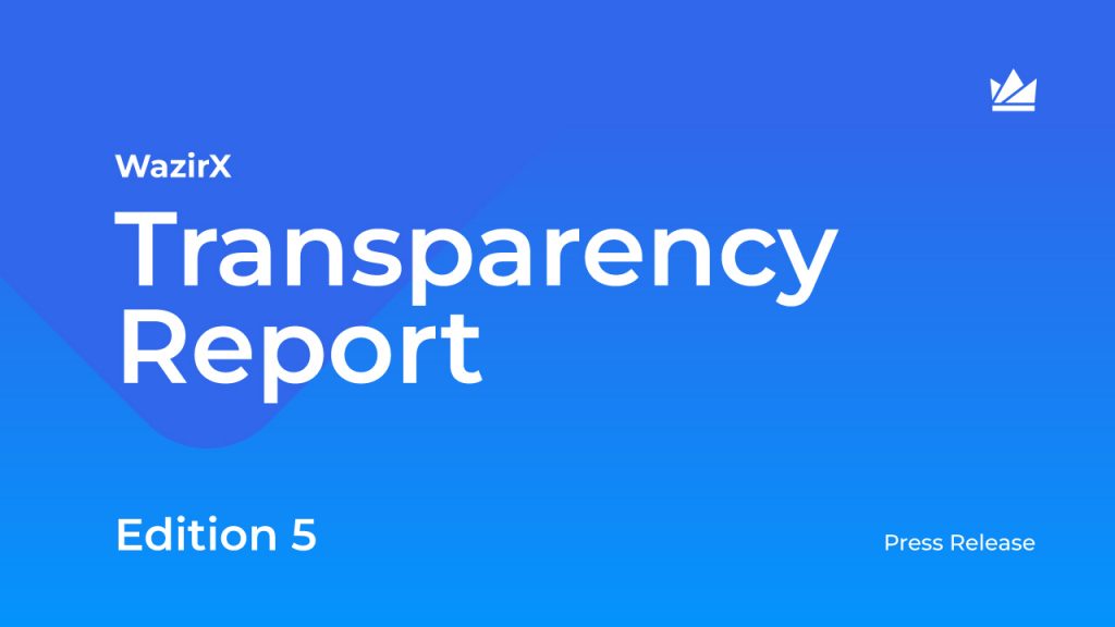 WazirX publishes a detailed account of its security and compliance efforts through the 5th Edition Transparency Report