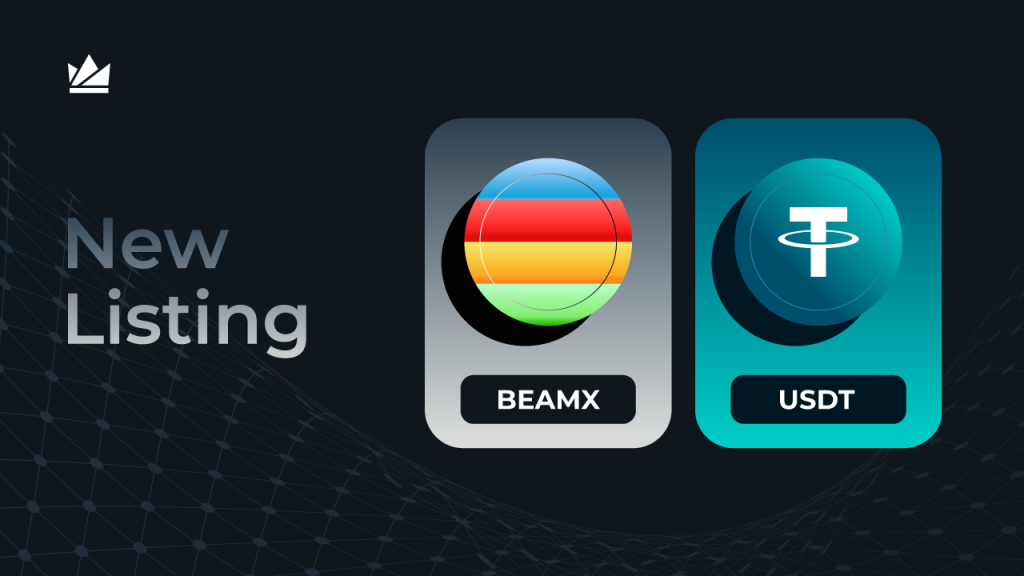 BEAMX/USDT trading on WazirX