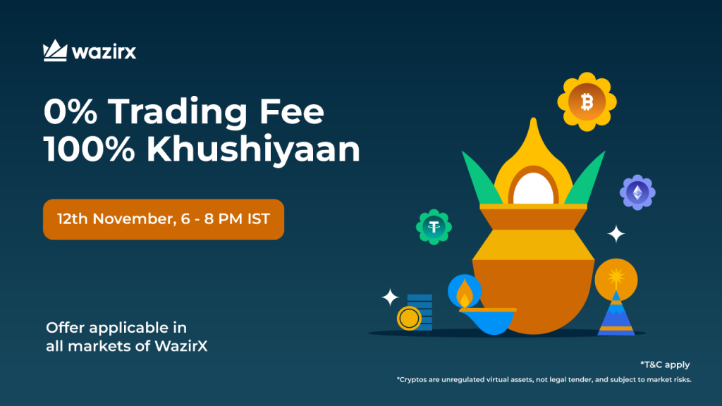 Enjoy 0% Trading Fee, 100% Khushiyaan This Diwali 💥 [Muhurat Trading Is Back]