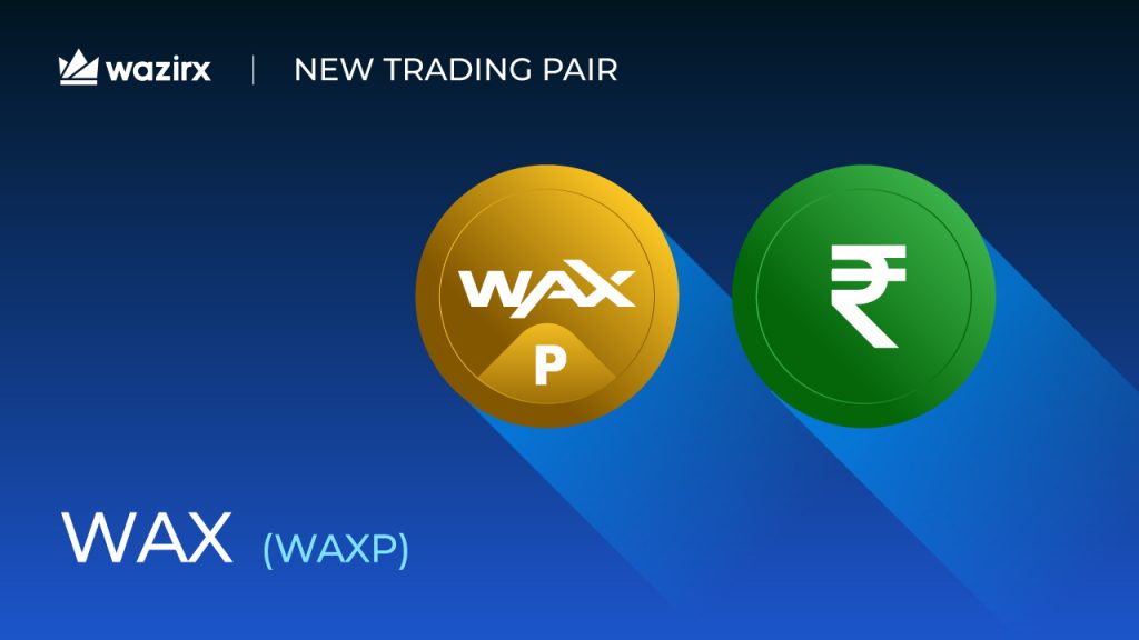 WAXP/INR trading on WazirX