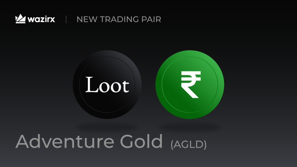 AGLD/INR trading on WazirX