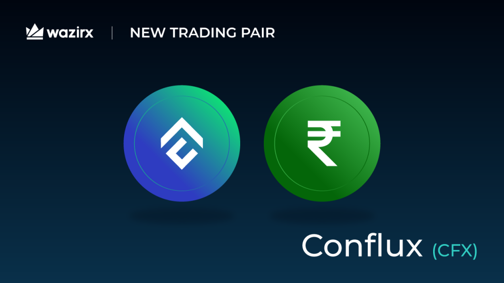 CFX/INR trading on WazirX