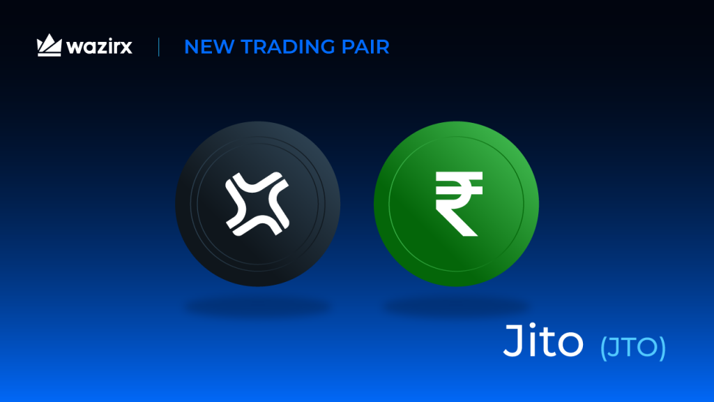 JTO/INR trading on WazirX
