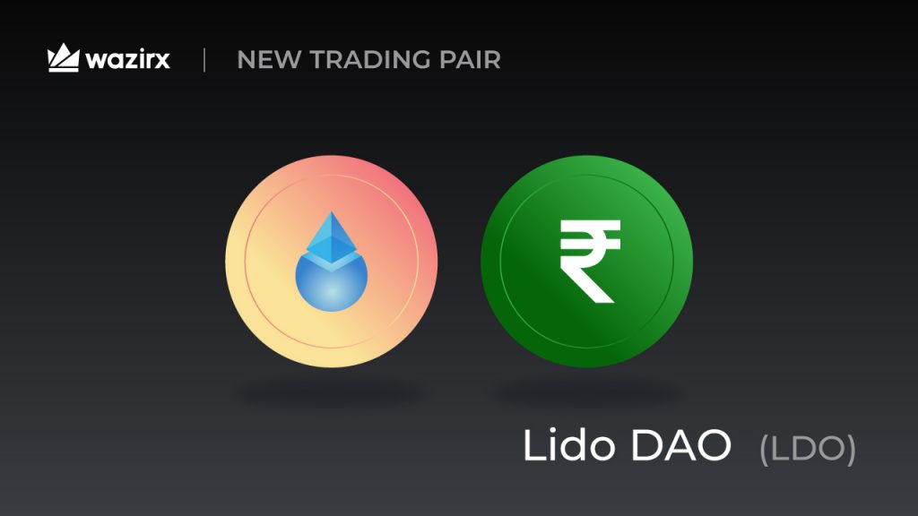 LDO/INR trading on WazirX