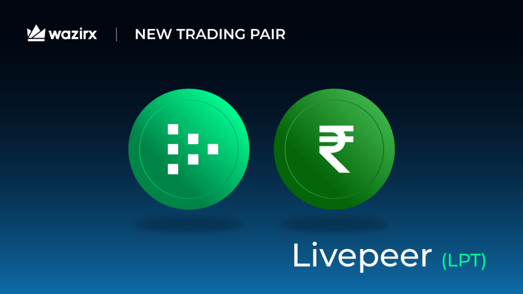 LPT/INR trading on WazirX