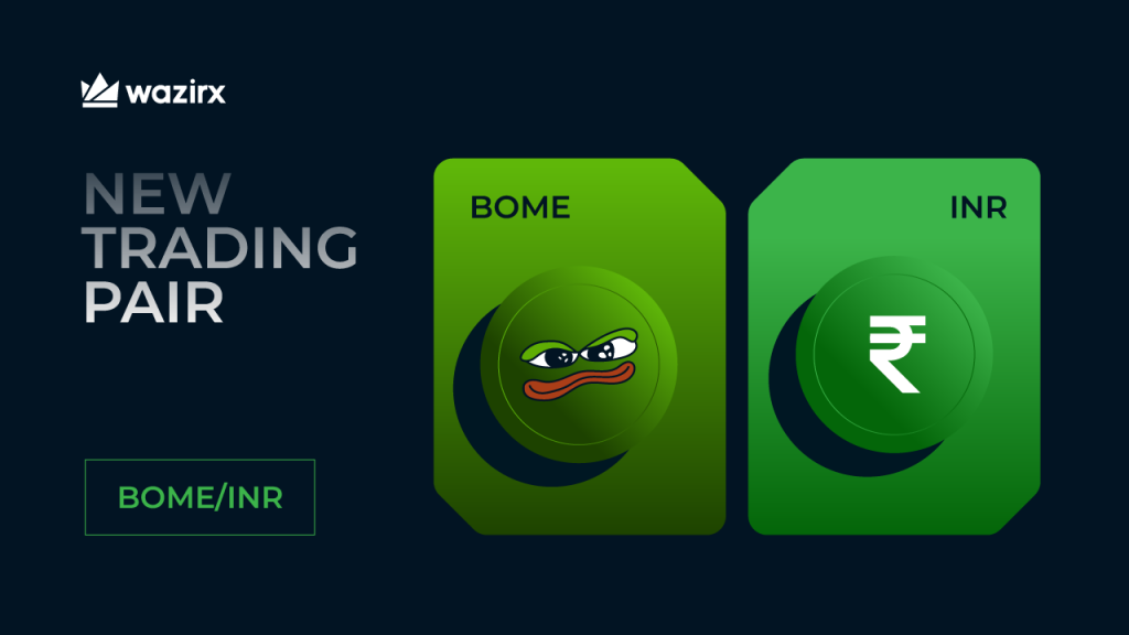 BOME/INR trading on WazirX