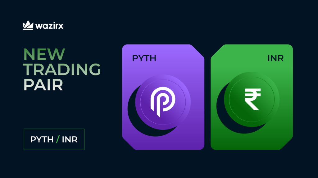 PYTH/INR trading on WazirX