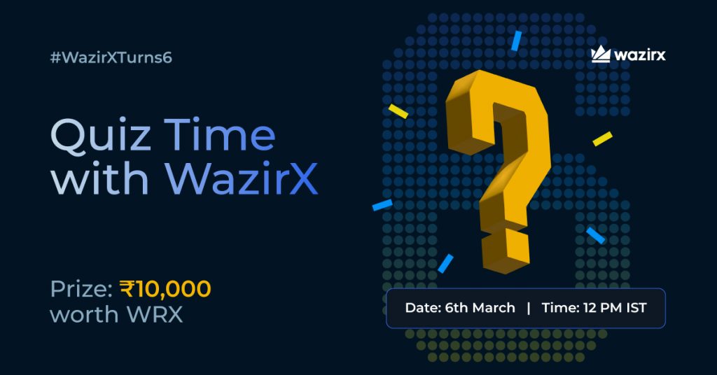 T&C – #WazirXTurns6 Twitter Quiz