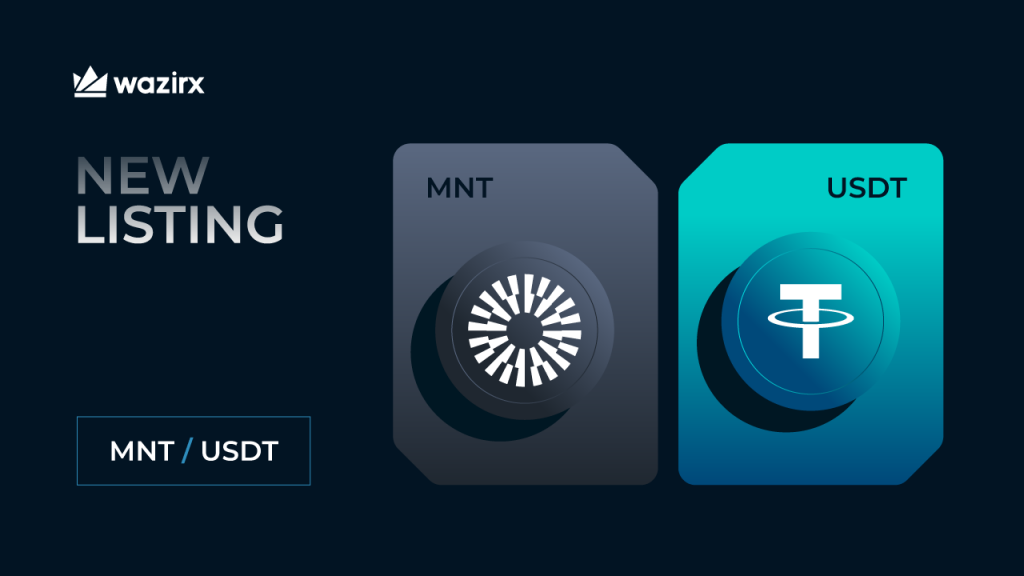 MNT/USDT trading on WazirX