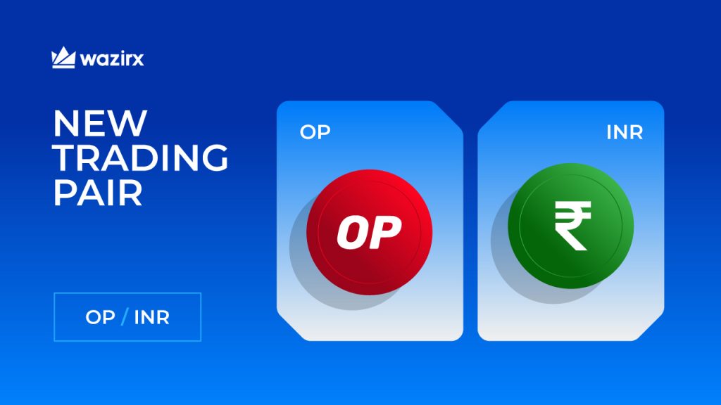 OP/INR trading on WazirX