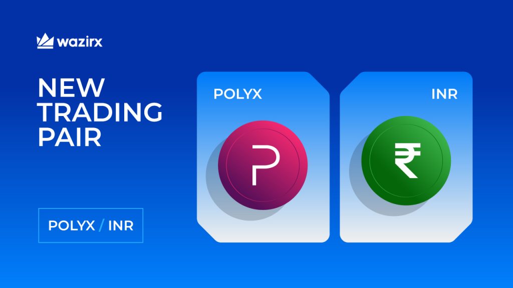 POLYX/INR trading on WazirX