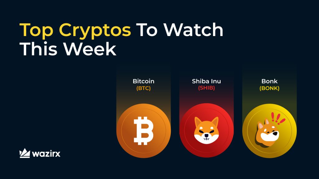 Top Cryptos to Watch This Week: Bitcoin (BTC), Shiba Inu (SHIB), Bonk (BONK)