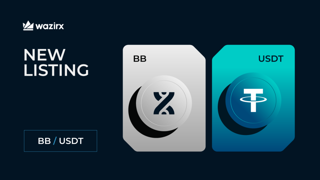 BB/USDT trading on WazirX