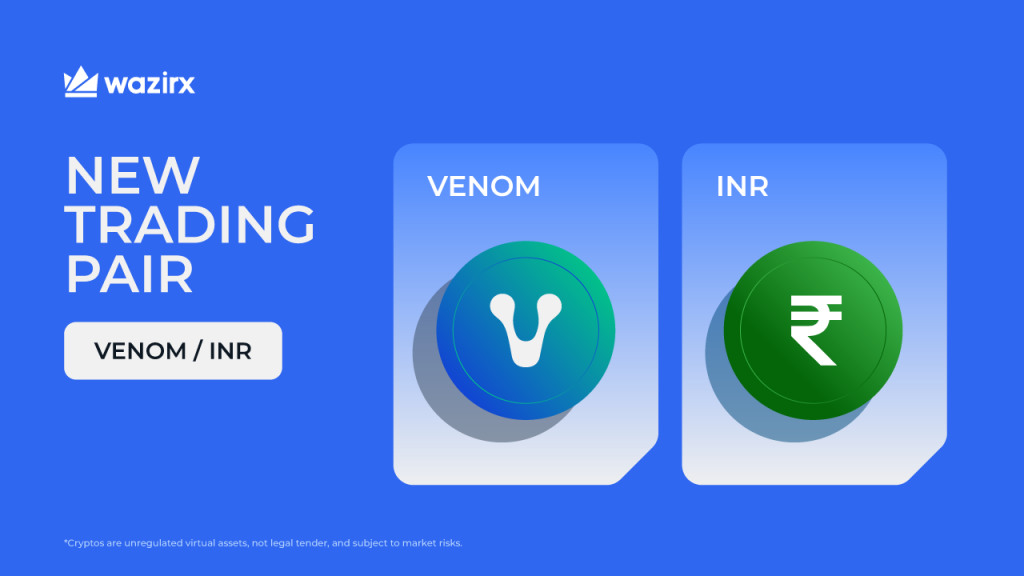 VENOM/INR trading on WazirX