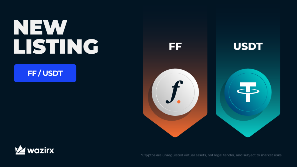 FF/USDT trading on WazirX