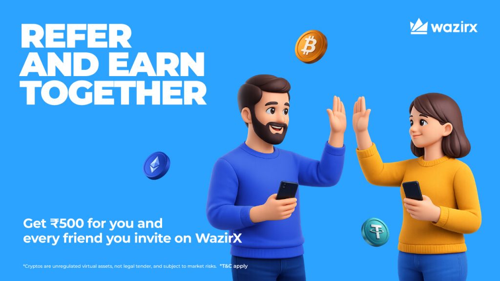 This Valentine’s, Refer & Earn INR With WazirX
