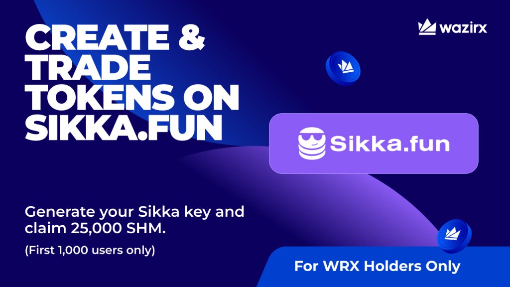 WazirX Users Can Claim 25,000 SHM: Phase 3 of Sikka.fun Airdrop Is Live