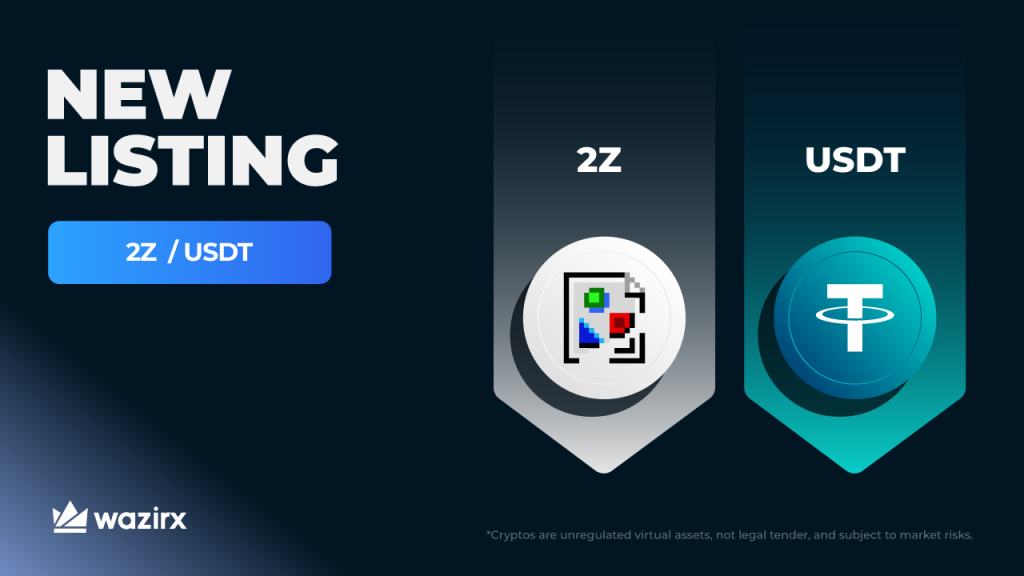 New Listing: 2Z/USDT trading on WazirX