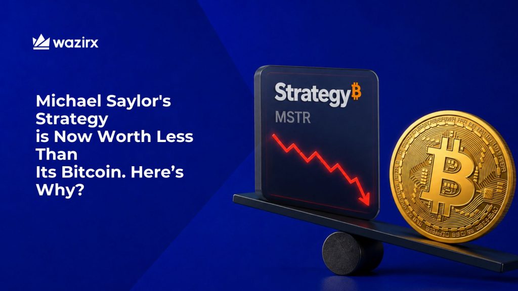 Michael Saylor’s Strategy Is Now Worth Less Than Its Bitcoin, Here’s Why